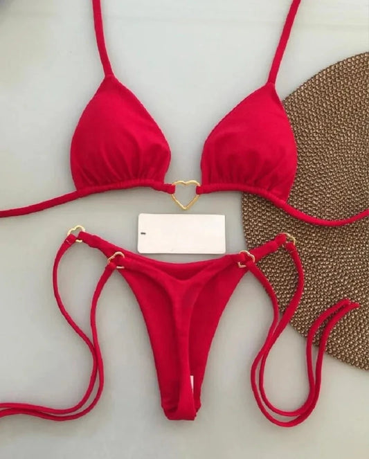 Stylish Halter Bikini Set - Redemption By Ashley North