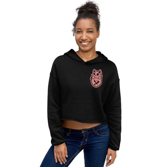 Pocket Puss Crop Hoodie - Stylish and Comfortable Apparel - Redemption By Ashley North